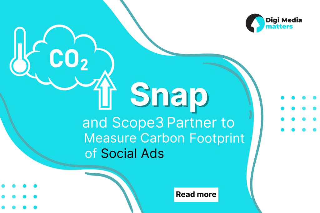 scope3 and snapchat partner for measuring carbon emissions
