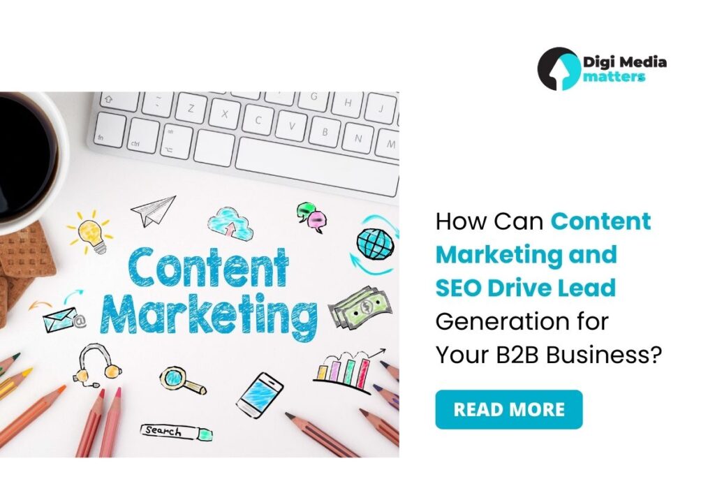 B2B content marketing and SEO driving lead generation